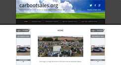 Desktop Screenshot of carbootsales.org